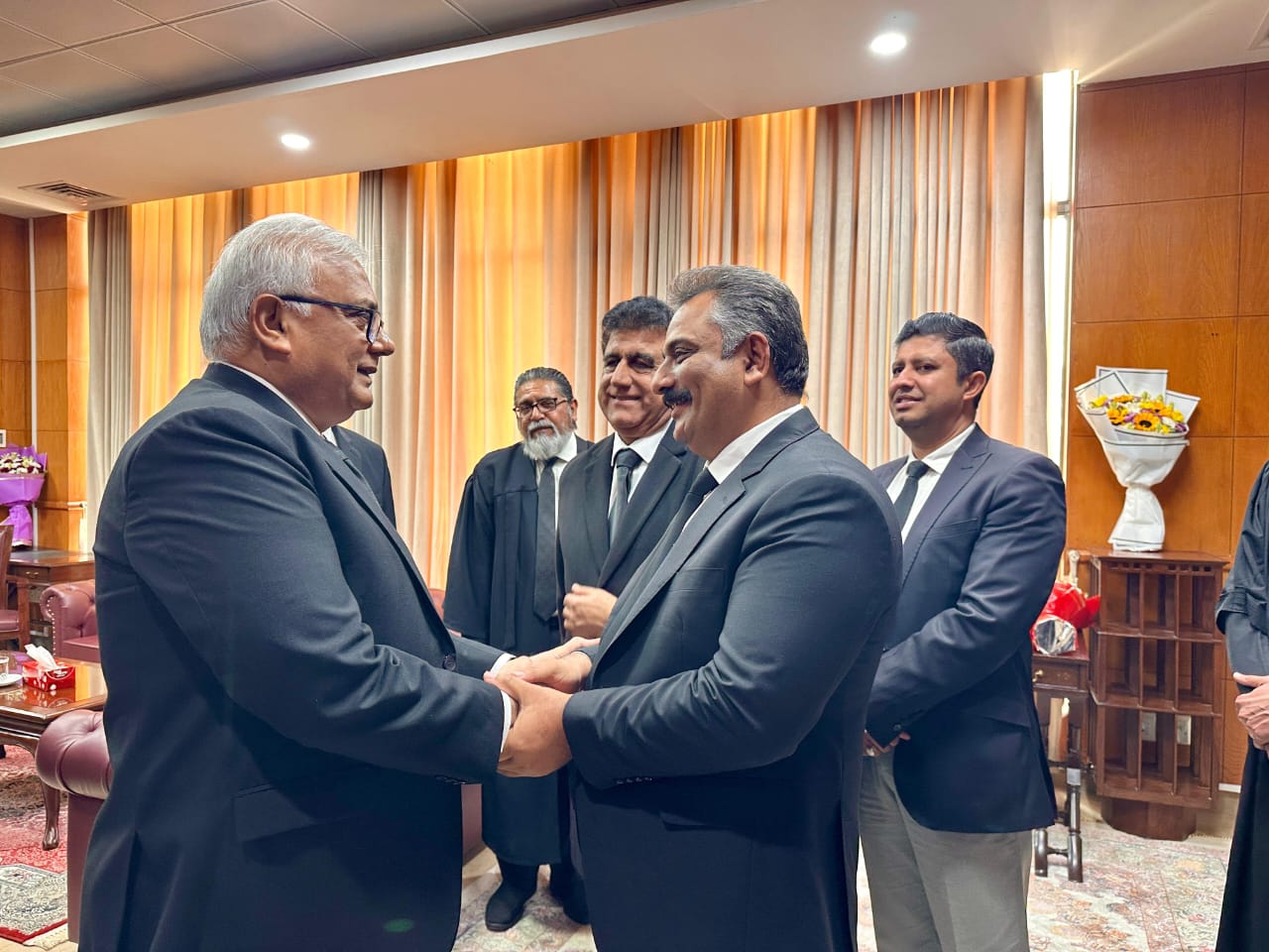 IHCBA Cabinet meeting with Chief Justice Constitutional Court